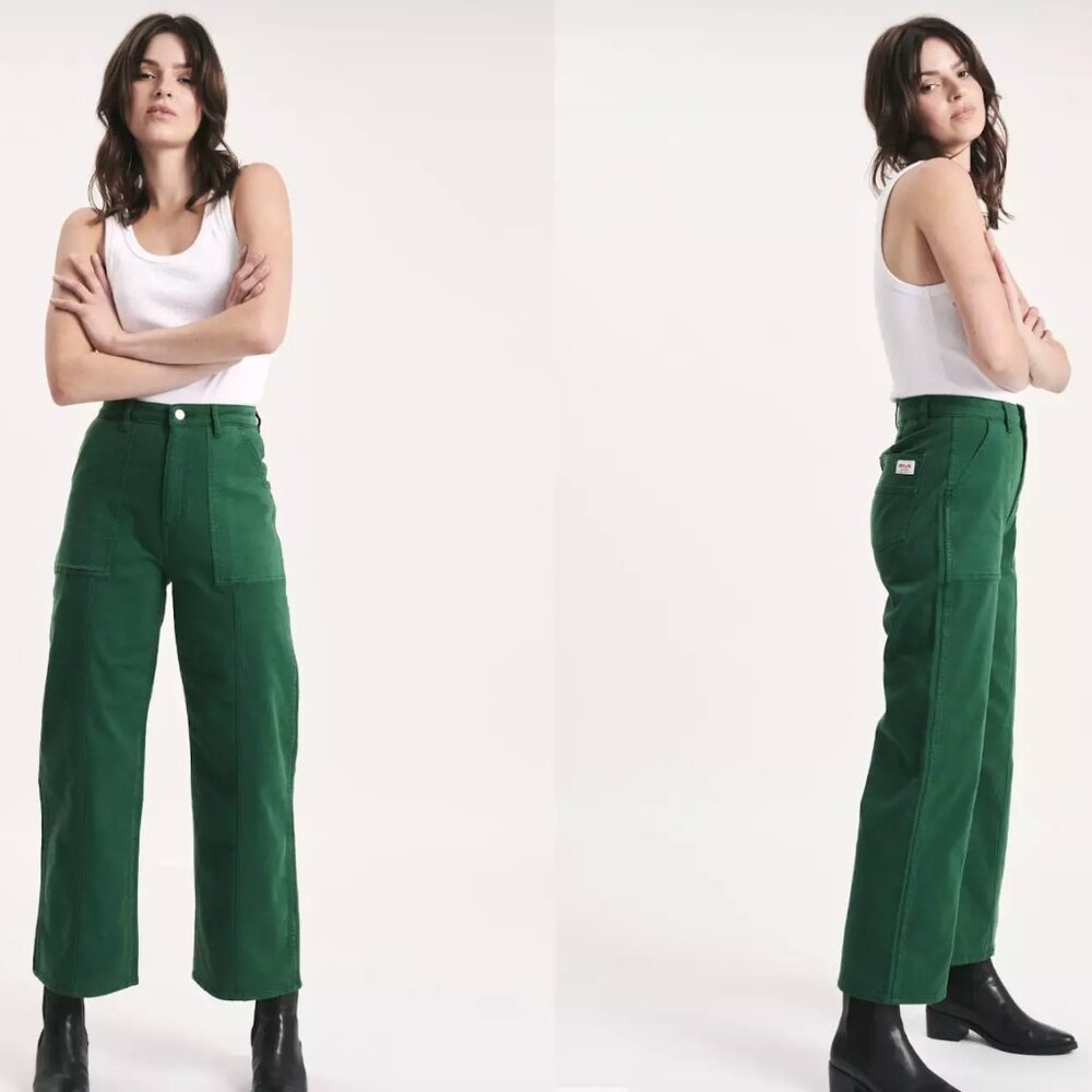 ROLLA'S Heidi Jean High Rise Green Size 28